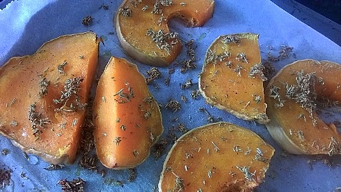 zucca al forno